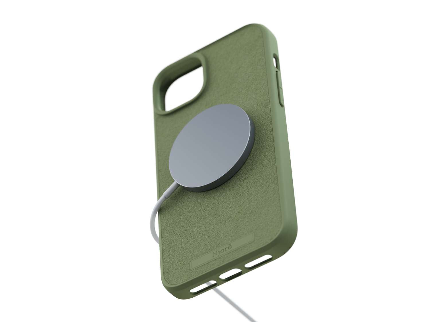 Suede MagSafe Case - Olive