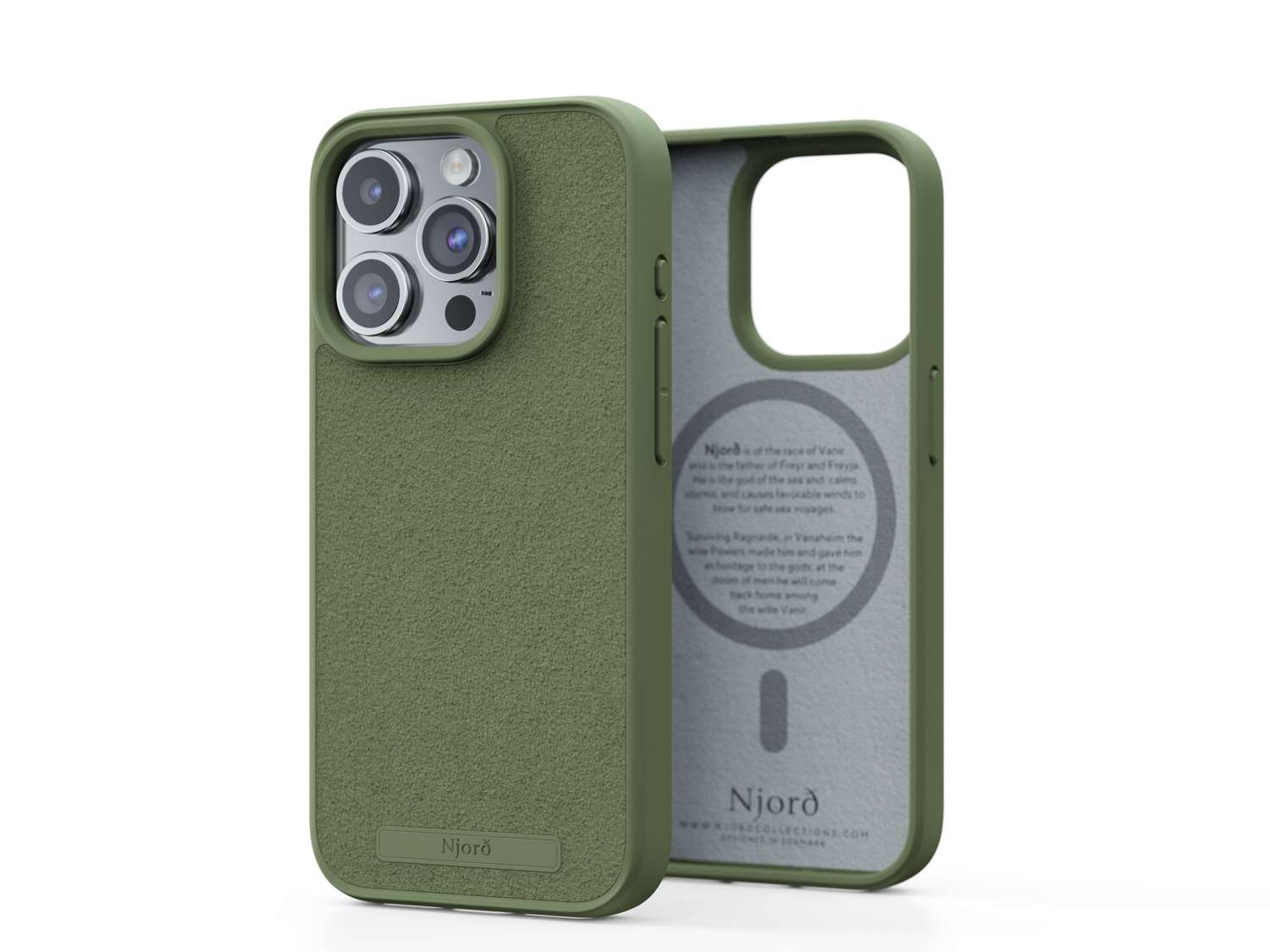 Suede MagSafe Case - Olive