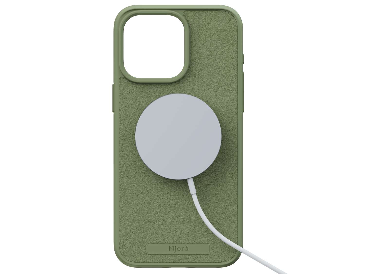 Suede MagSafe Case - Olive