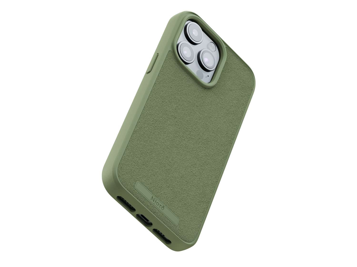 Suede MagSafe Case - Olive